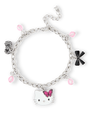 Girls Hello KittyÂ® Charm Bracelet