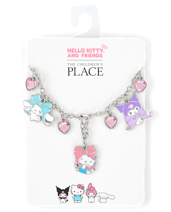 Girls Hello KittyÂ® And Friends Charm Necklace