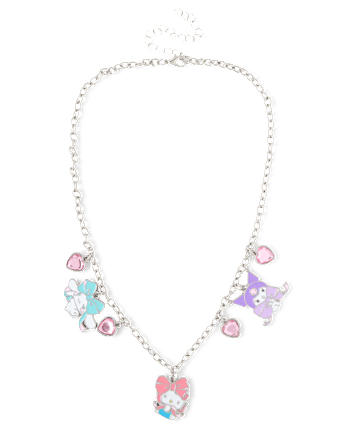 Girls Hello KittyÂ® And Friends Charm Necklace
