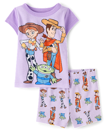 Baby And Toddler Girls Toy Story™ Snug Fit Cotton Pajamas