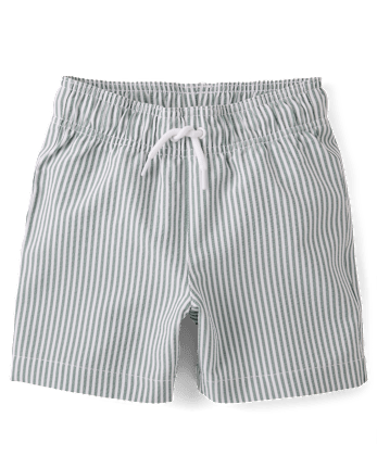 Maillot de bain rayé en seersucker pour garçon