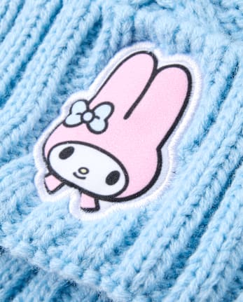 Girls My Melody™ Cable Knit Pom Pom Beanie