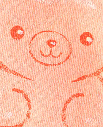 Baby And Toddler Girls Candy Bear Graphic Tee