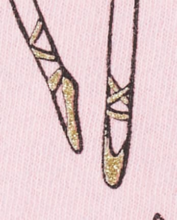 Baby And Toddler Girls Ballet Graphic Tee