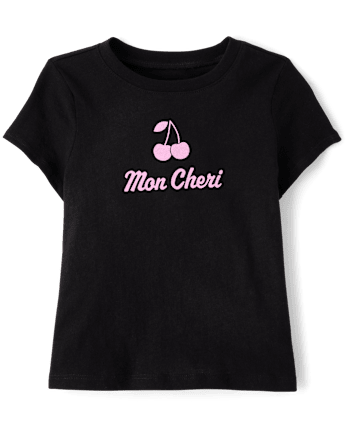 Baby And Toddler Girls Mon Cheri Graphic Tee