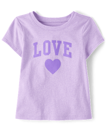 Baby And Toddler Girls Love Graphic Tee