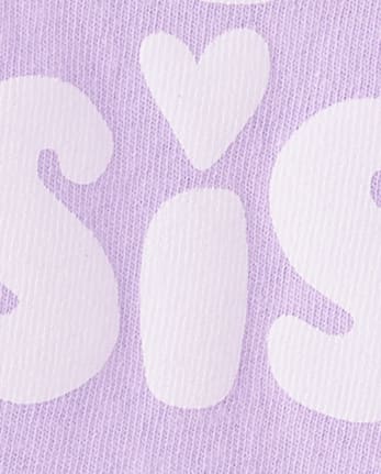 Baby And Toddler Girls Best Sister Ever Graphic Tee