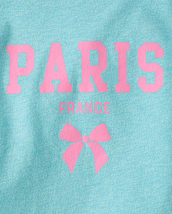 Baby And Toddler Girls Paris Graphic Tee