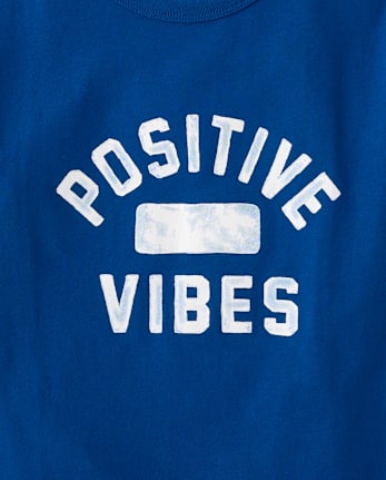 Boys Positive Vibes Graphic Tee