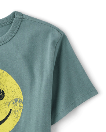 Boys Sup Bruh Happy Face Graphic Tee