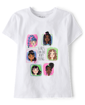 Girls Can Do Anything Graphic Tee