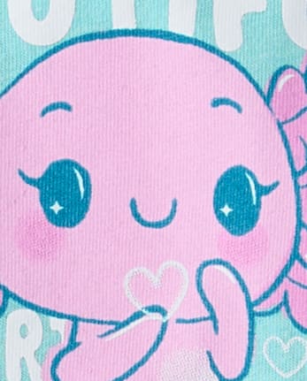 Girls Axolotl Graphic Tee