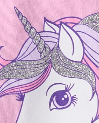 Girls Unicorn Graphic Tee