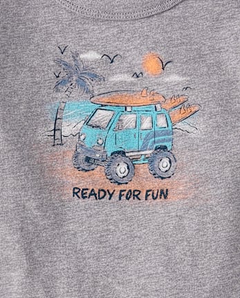Baby And Toddler Boys Summer Graphic Tee 4-Pack