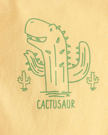 Baby And Toddler Boys Dino Cactus Graphic Tee