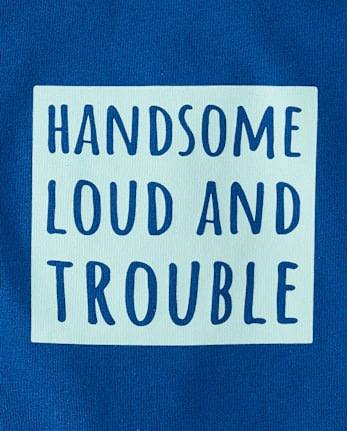 Baby And Toddler Boys Handsome Graphic Tee