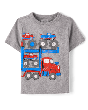 Baby And Toddler Boys Truck Graphic Tee