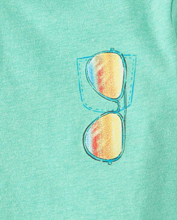 Baby And Toddler Boys Sunglasses Graphic Tee
