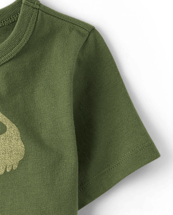 Baby And Toddler Boys Dino Skull Graphic Tee