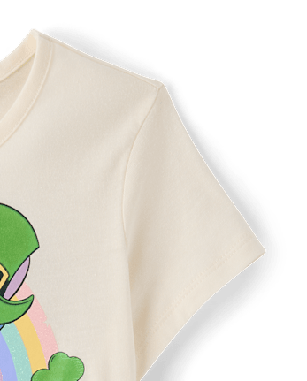 Girls Stitch™ St. Patrick's Day Lucky Graphic Tee