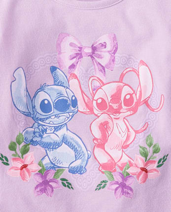 Girls Stitch™ Angel Bow Graphic Tee