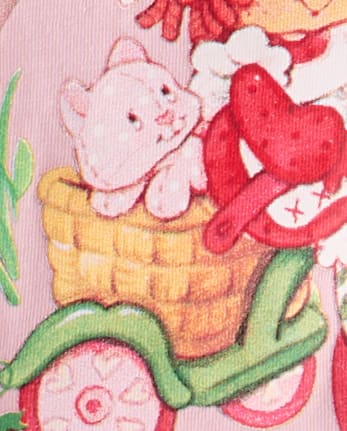 Girls Strawberry Shortcake Bicycle Graphic Tee