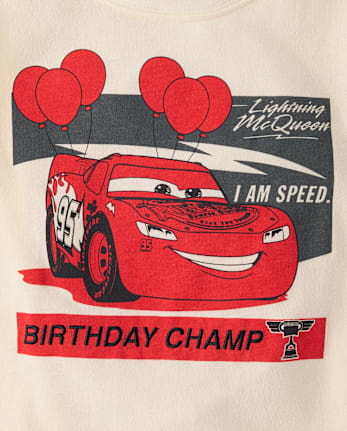 T-shirt graphique « Cars™ » pour bébé et petit garçon, motif anniversaire.