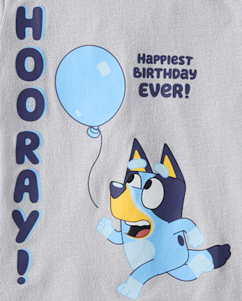 Baby And Toddler Boys Bluey Birthday Graphic Tee