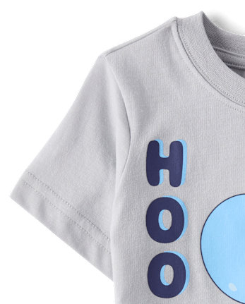T-shirt graphique d'anniversaire Bluey™ pour bébés et petits garçons - CHALK GRAY