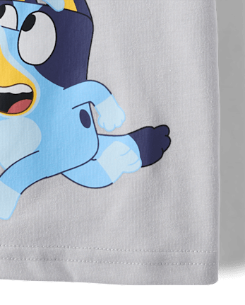 T-shirt graphique d'anniversaire Bluey™ pour bébés et petits garçons - CHALK GRAY