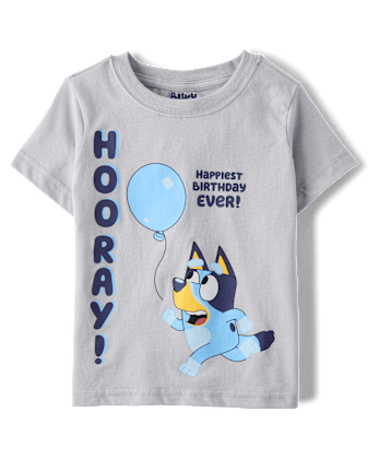 Baby And Toddler Boys Bluey Birthday Graphic Tee