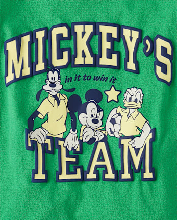 Baby And Toddler Boys Mickey Mouseâ¢ Team Graphic Tee
