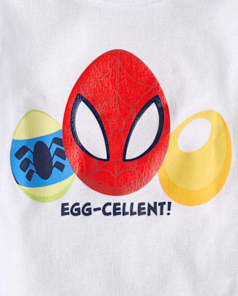 Baby And Toddler Boys Spiderman™ Easter Egg Graphic Tee