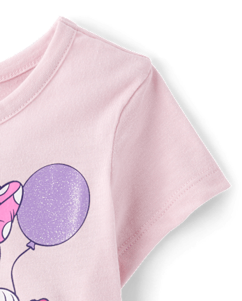 Baby And Toddler Girls Minnie Mouseâ¢ Birthday Graphic Tee