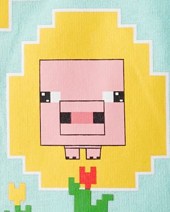 Boys Minecraft Easter Graphic Tee