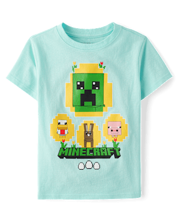 Boys Minecraft Easter Graphic Tee
