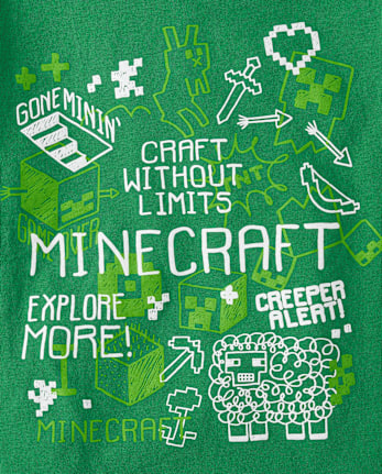Boys Minecraft St. Patrick's Day Minecraft Graphic Tee