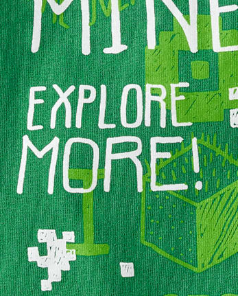 Boys Minecraft St. Patrick's Day Minecraft Graphic Tee