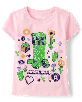 T-shirt graphique Minecraft™ pour filles