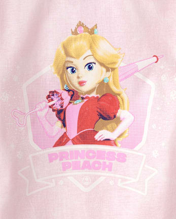 Girls Super Marioâ¢ Princess Peach Graphic Tee