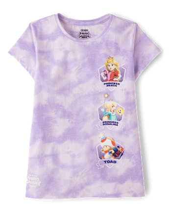 Girls Tie Dye Super Mario™ Graphic Tee