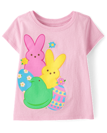 Baby And Toddler Girls Peeps® Easter Graphic Tee