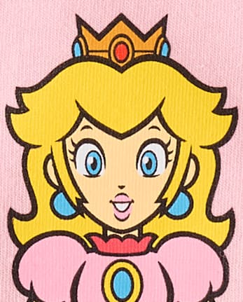 Baby And Baby And Toddler Girls Super Mario™ Princess Peach Graphic Tee