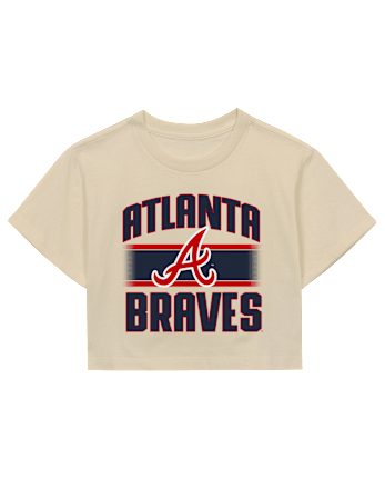 Girls MLB Atlanta Braves Graphic Tee