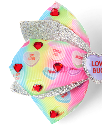 Girls SweetheartsÂ® Bow Hair Clip 2-Pack