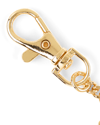 Girls Peeps® Glitter Bow Keychain