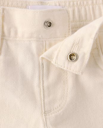 Girls Ripped Shortie Jean Shorts