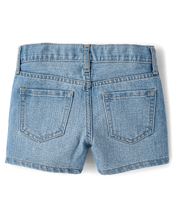 Short en jean à strass et étoiles pour filles