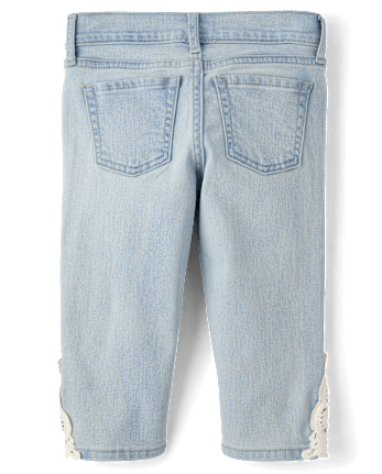 Jean Capri en crochet pour filles