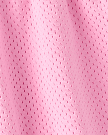 Girls Quick Dry Side Stripe Mesh Lined Active Shorts